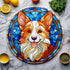Corgi Glass Suncatcher Worktop Saver